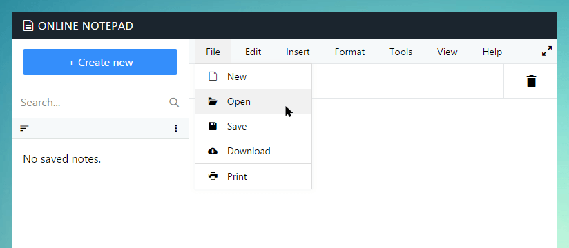 Open text file in Laymedia